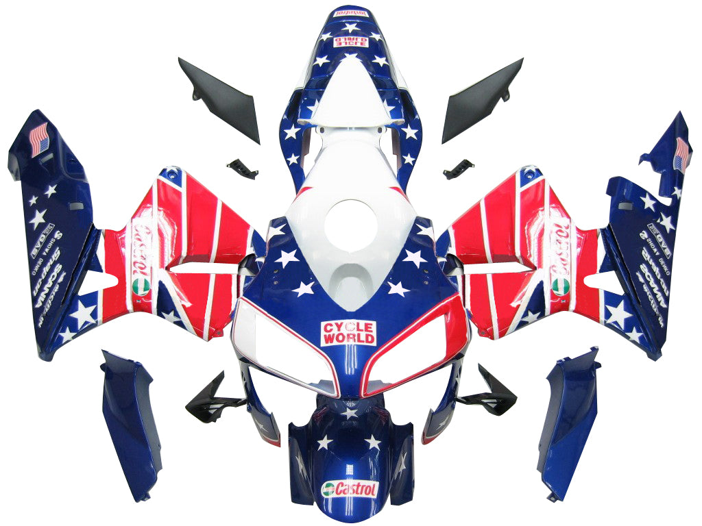 Generic Fit For Honda CBR600RR (2003-2004) Bodywork Fairing ABS Injection Molded Plastics Set 44 Style