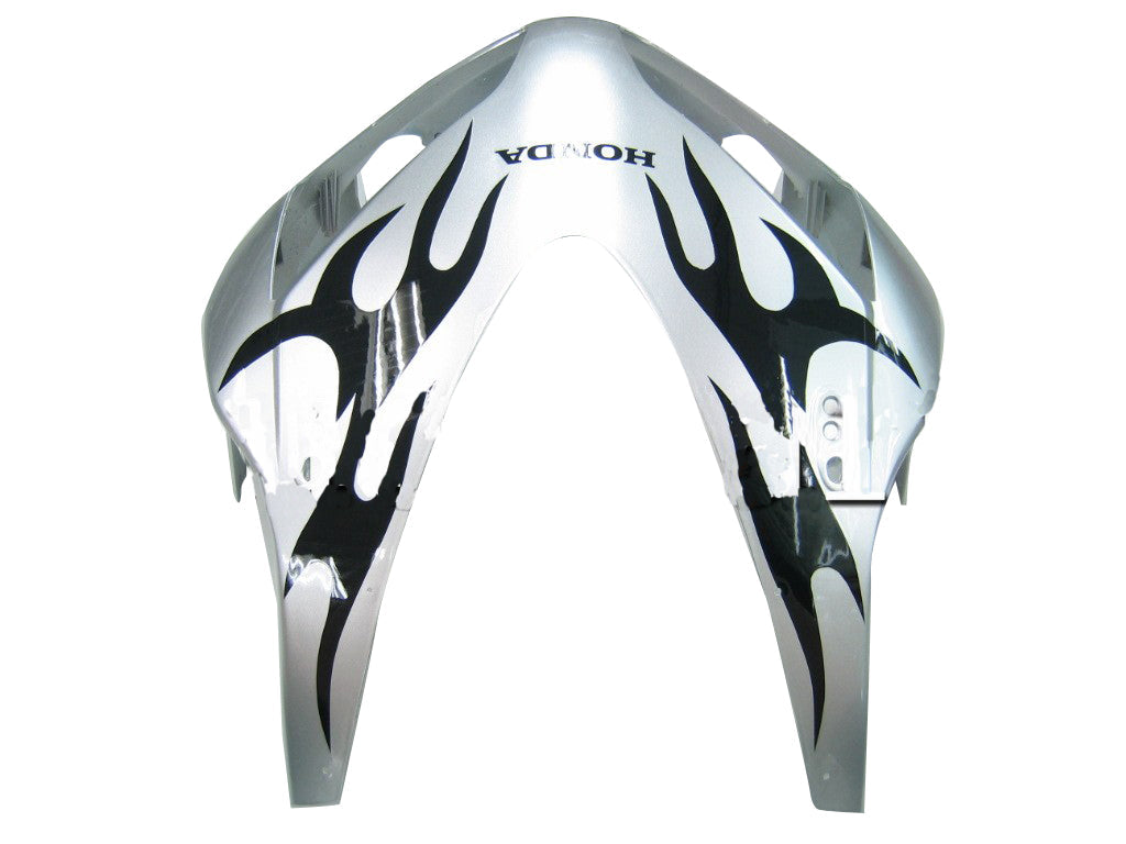 Carene 2003-2004 Honda CBR 600 RR Silver &amp; Black Tribal Tatoo Generico