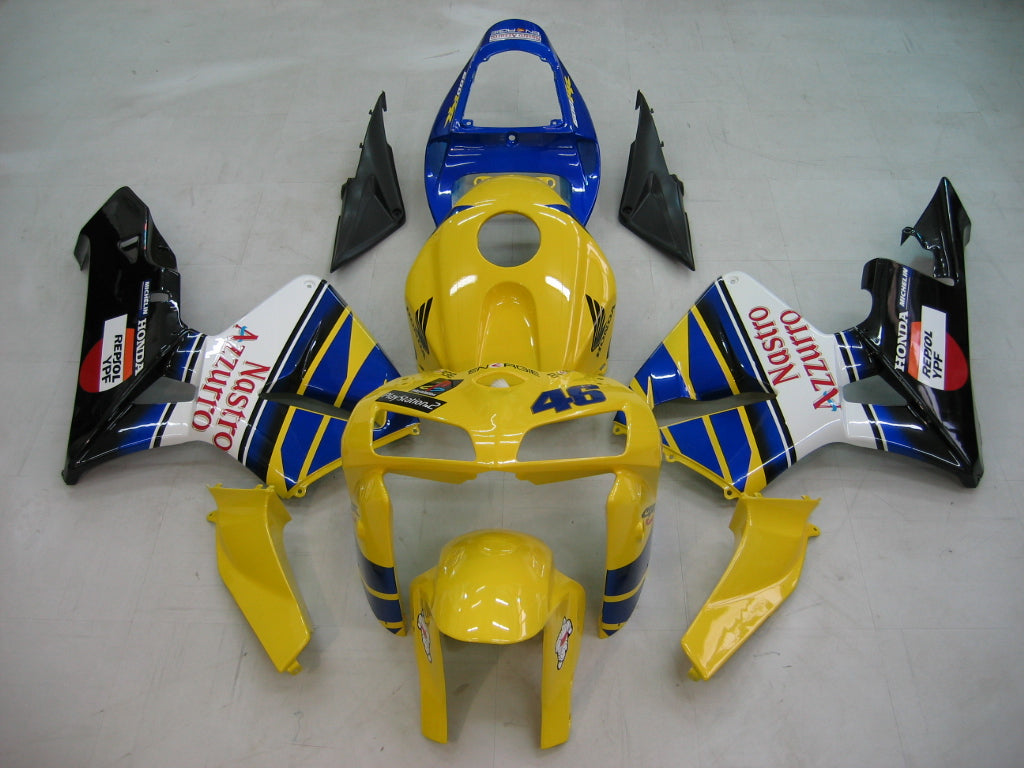 Carene 2005-2006 Honda CBR 600 RR Giallo No.46 Azzurro Generico