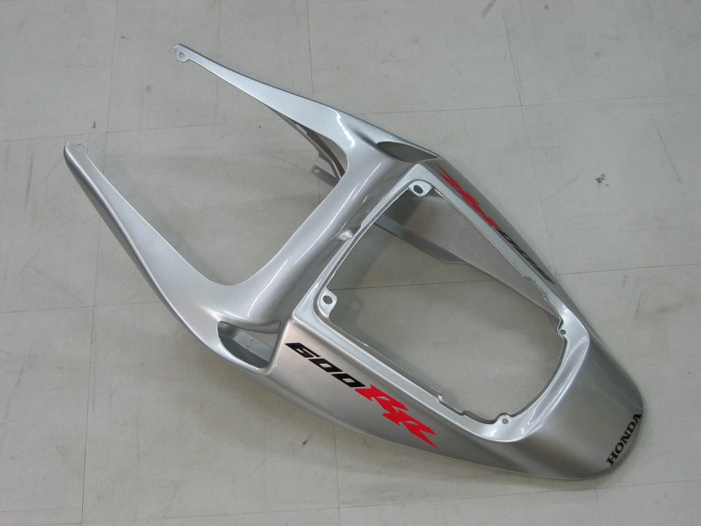 Carene 2005-2006 Honda CBR 600 RR Silver &amp; Black CBR Racing Generico