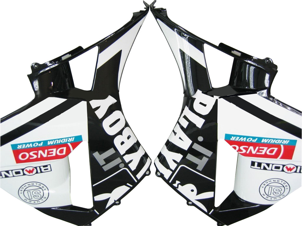 Carene 2005-2006 Honda CBR 600 RR Black &amp; White Playboy Racing Generico