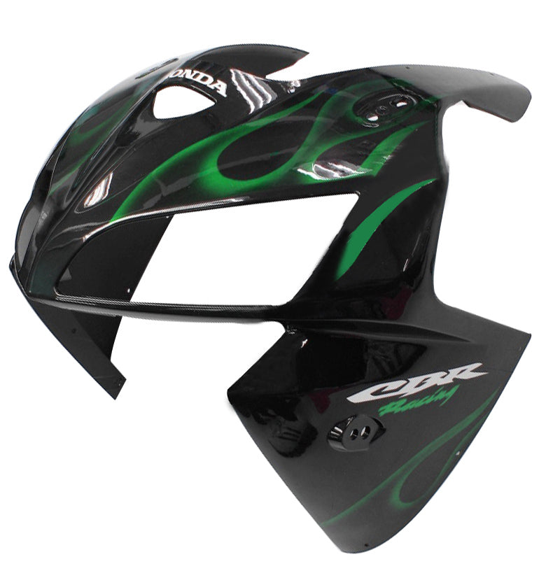 Carene Honda CBR 600 RR Black &amp; Green Flame Racing (2005-2006) Generic