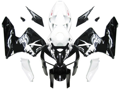 Carene 2005-2006 Honda CBR 600 RR Bianco &amp; Nero Tribal Generic