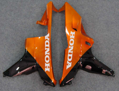 Carene 2007-2008 Honda CBR 600 RR Black &amp; Orange Flame Racing Generico