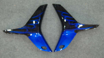 Carene 2007-2008 Honda CBR 600 RR Black &amp; Blue Flame Racing Generico