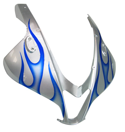 Carene 2007-2008 Honda CBR 600 RR Silver &amp; Blue Flame Racing Generico