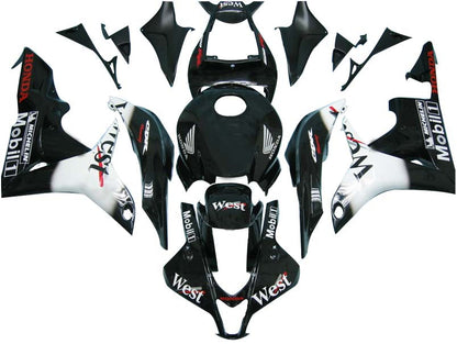 Carene 2007-2008 Honda CBR 600 RR Black West Racing Generico