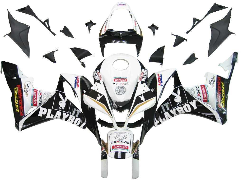 Carene 2007-2008 Honda CBR 600 RR Nero Playboy Racing Generico