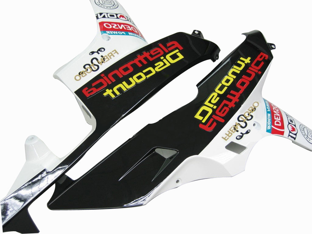 Amotopart 2007-2008 CBR600 Honda Disguise White & Black Kit