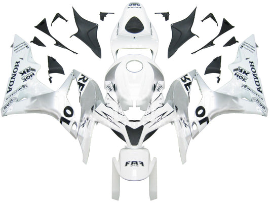 Carene 2007-2008 Honda CBR 600 RR Silver &amp; White Repsol Racing Generico