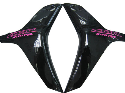 Carene 2007-2008 Honda CBR 600 RR Rosa Nero Honda Racing Generico