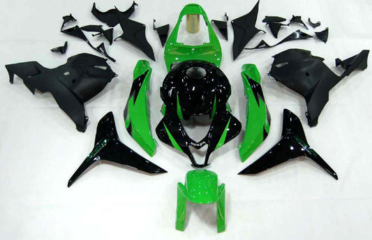 Carene 2009-2012 Honda CBR 600 RR Verde &amp; Nero CBR Generic