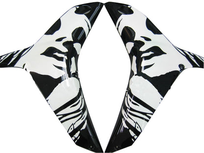 Carene 2009-2012 Honda CBR 600 RR Black &amp; White Tribal Racing Generico