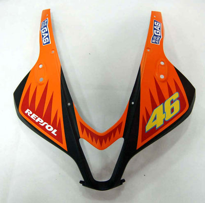 Carene 2009-2012 Honda CBR 600 RR Giallo &amp; Nero Valentino Rossi Moto Racing Generico