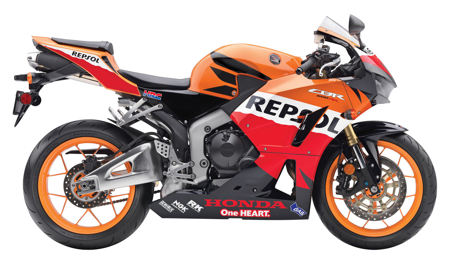 Amotopart 2013-2023 Honda CBR600RR Multi Orange Kit Clodding