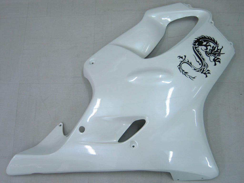 Amotopart Honda 2003-2010 CBR600f4i Cladding White & Black Kit