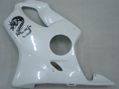 Amotopart Honda 2003-2010 CBR600f4i Cladding White & Black Kit