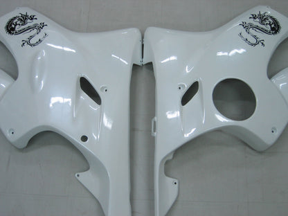 Amotopart Honda 2003-2010 CBR600f4i Cladding White & Black Kit