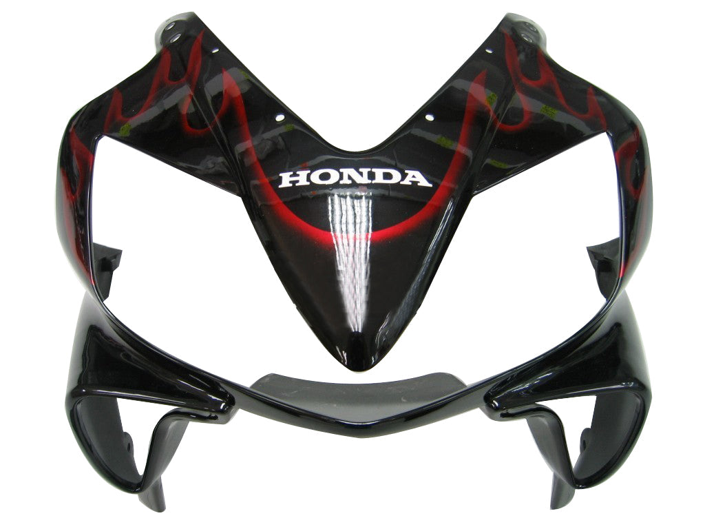 Carene 2001-2003 Honda CBR 600 F4i Black &amp; Red Flame Racing Generico