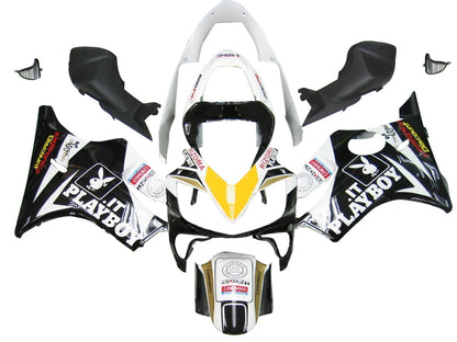 Carene 2001-2003 Honda CBR 600 F4i Black &amp; White Playboy Generico