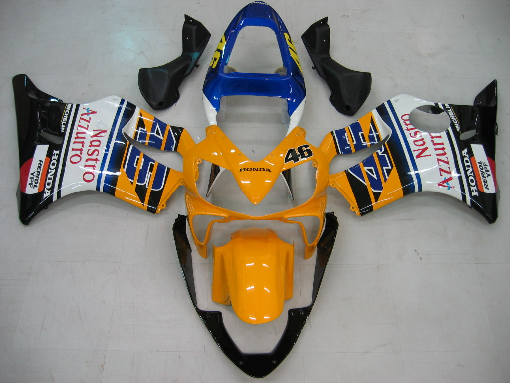 Carene 2001-2003 Honda CBR 600 F4i Giallo No.46 Azzurro Racing Generico