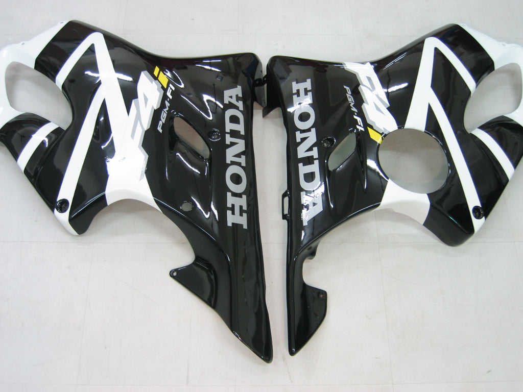 Carene 2001-2003 Honda CBR600 F4i Nero &amp; Bianco F4i Racing Generico