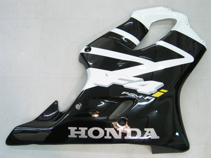 Carene 2001-2003 Honda CBR600 F4i Nero &amp; Bianco F4i Racing Generico