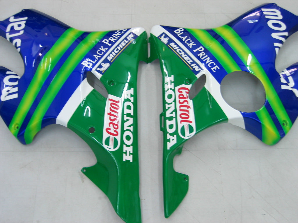 Carene 2001-2003 Honda CBR 600 F4i Blu &amp; Verde Movistar Racing Generico