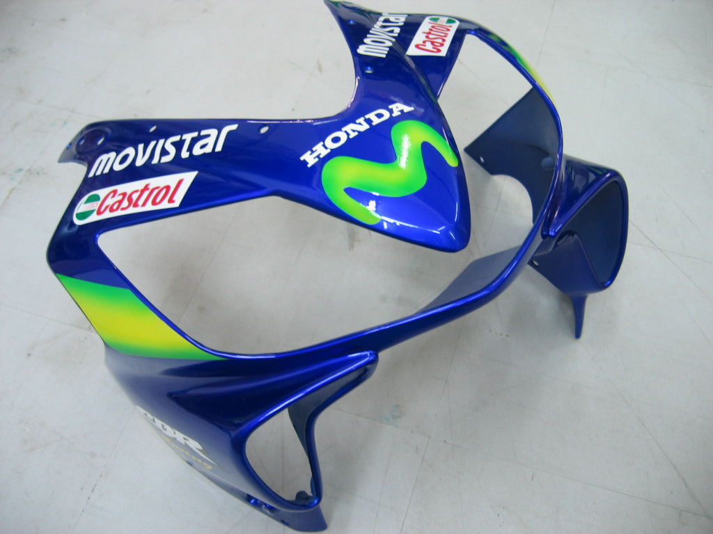 Carene 2001-2003 Honda CBR 600 F4i Blu &amp; Verde Movistar Racing Generico