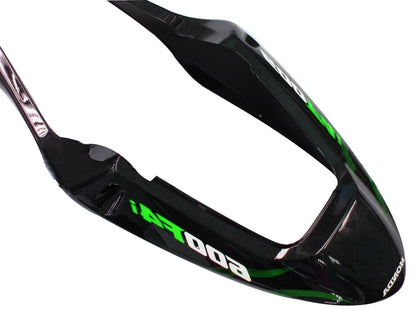 Carene 2004-2007 Honda CBR 600 F4i Black &amp; Green Flame Racing Generico