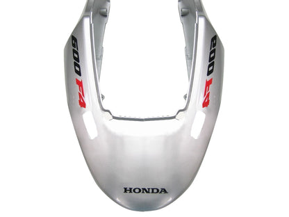 Carene 2004-2007 Honda CBR 600 F4i Silver &amp; White Flame Racing Generico