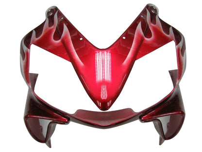 Carene 2004-2007 Honda CBR 600 F4i Cherry Red &amp; White Flame Racing Generico