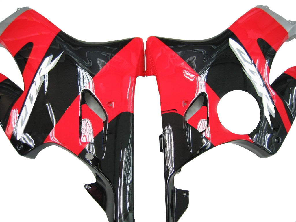 Carene 2004-2007 Honda CBR 600 F4i Argento Rosso Nero CBR Racing Generico