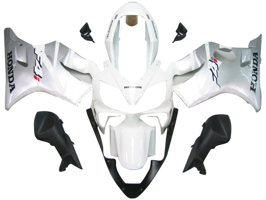 Carene 2004-2007 Honda CBR 600 F4i Bianco &amp; Argento F4i Racing Generico