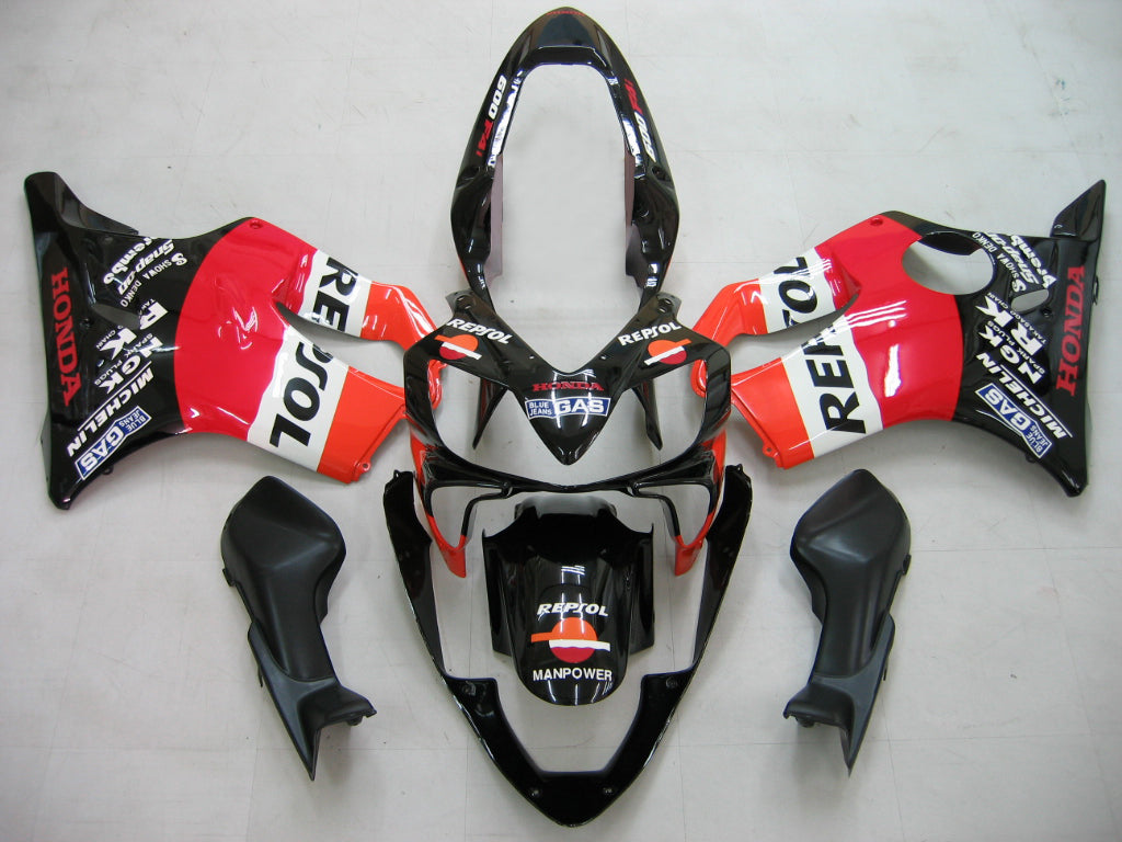 Carene 2004-2007 Honda CBR 600 F4i Nero Repsol Racing Generico