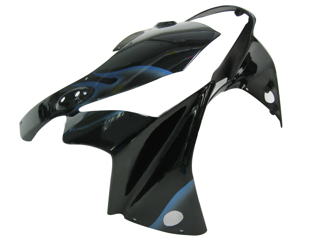 Carene 2002-2003 Honda CBR 954 RR Black &amp; Blue Flame Racing Generico