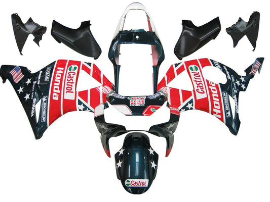 Carene 2002-2003 Honda CBR 954 RR Multicolore Castrol Honda Racing Generico