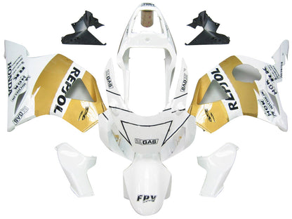 Carene 2002-2003 Honda CBR 954 RR Bianco &amp; Oro Repsol Generico