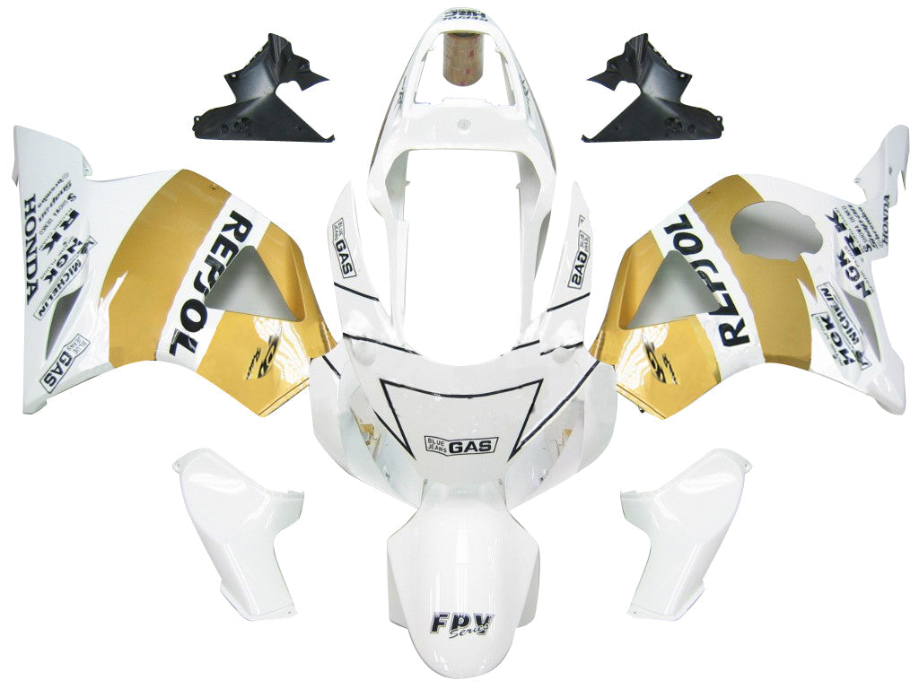 Carene 2002-2003 Honda CBR 954 RR White &amp; Gold Repsol Racing Generico