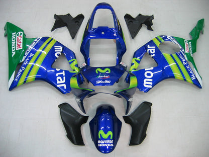 Carene 2002-2003 Honda CBR 954 RR Blu &amp; Verde Movistar Racing Generico