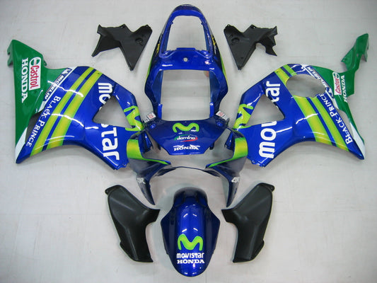 Carene 2002-2003 Honda CBR 954 RR Blu &amp; Verde Movistar Generico