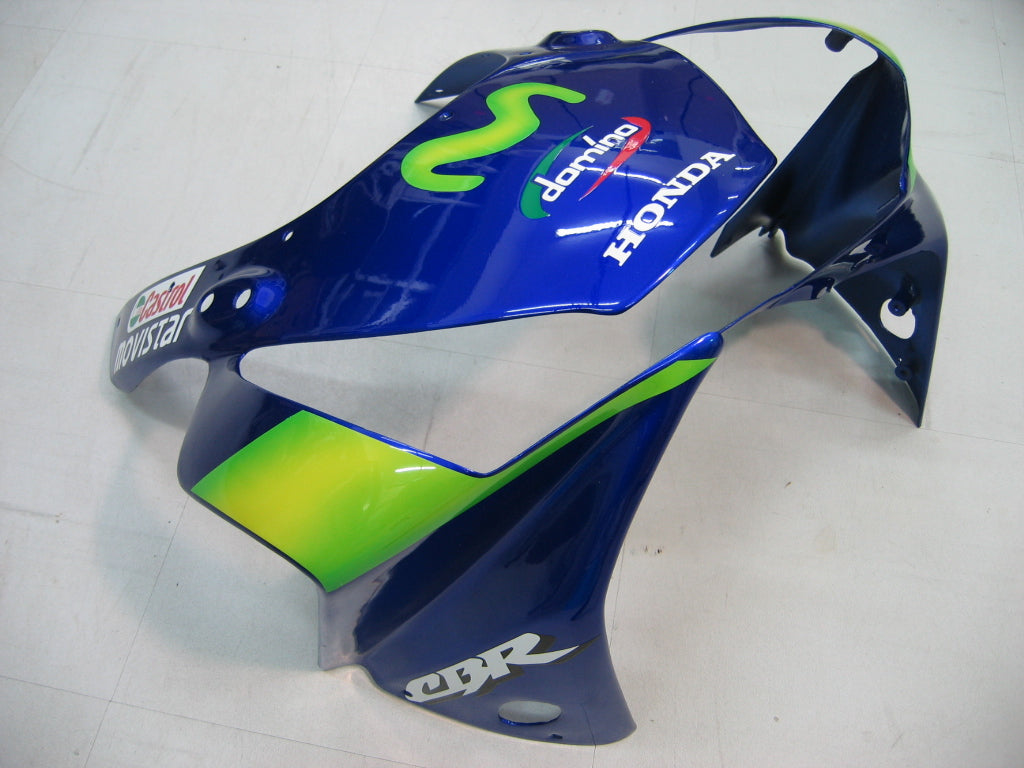 Carene 2002-2003 Honda CBR 954 RR Blu &amp; Verde Movistar Racing Generico