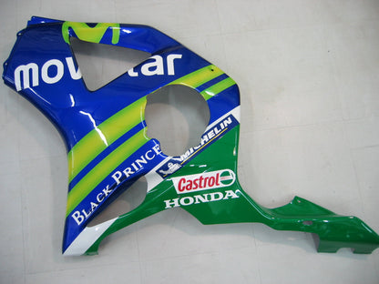 Carene 2002-2003 Honda CBR 954 RR Blu &amp; Verde Movistar Racing Generico