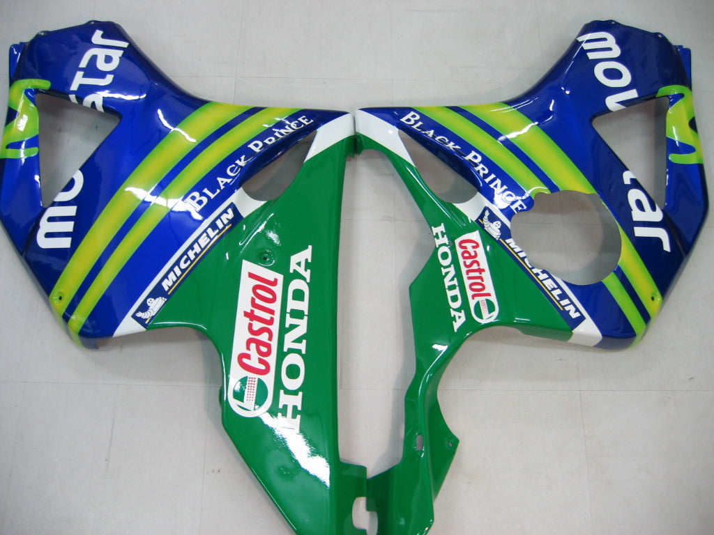 Carene 2002-2003 Honda CBR 954 RR Blu &amp; Verde Movistar Racing Generico