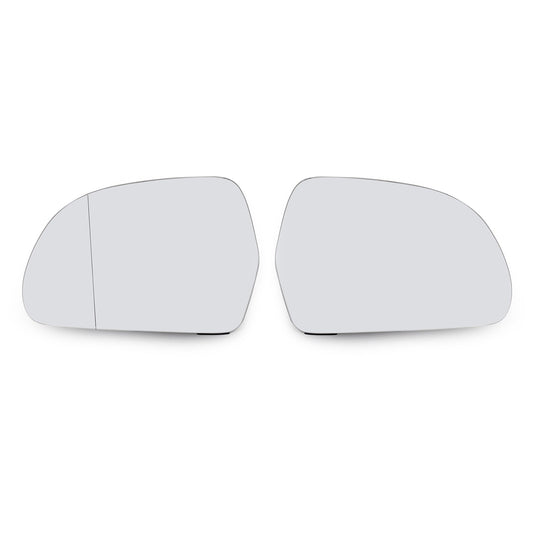 A Pair of L+R Side Rearview Mirror Glass Heated For A3 A4 A5 A6 A8 Q3 OCTAVIA