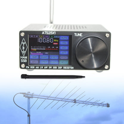 Nuovo ricevitore radio ATS-25X1 Si4732 All Band DSP FM LW MW SW con touch screen da 2,4"