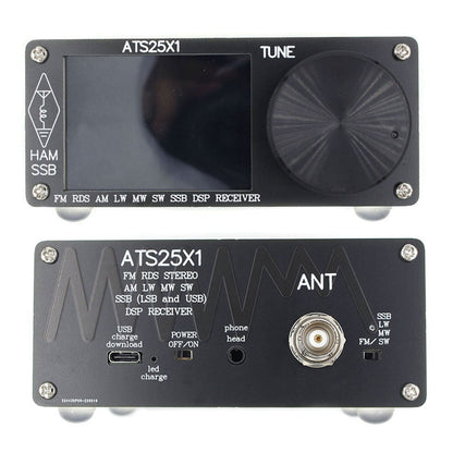 Nuovo ricevitore radio ATS-25X1 Si4732 All Band DSP FM LW MW SW con touch screen da 2,4"
