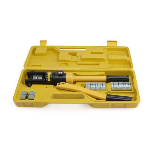 Piegatore terminale dell'ansa del cavo della batteria del filo idraulico migliorato da 16 tonnellate con 13 matrici