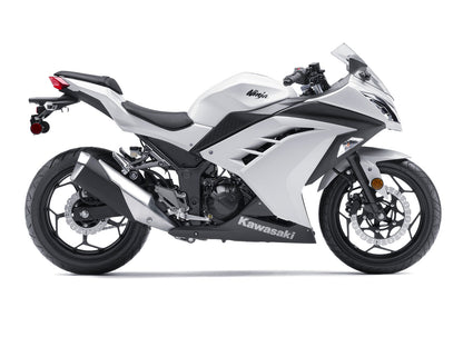 Carene 2013-2017 Plastiche Kawasaki Ninja 300R EX300R Bianco Ninja Racing Generico