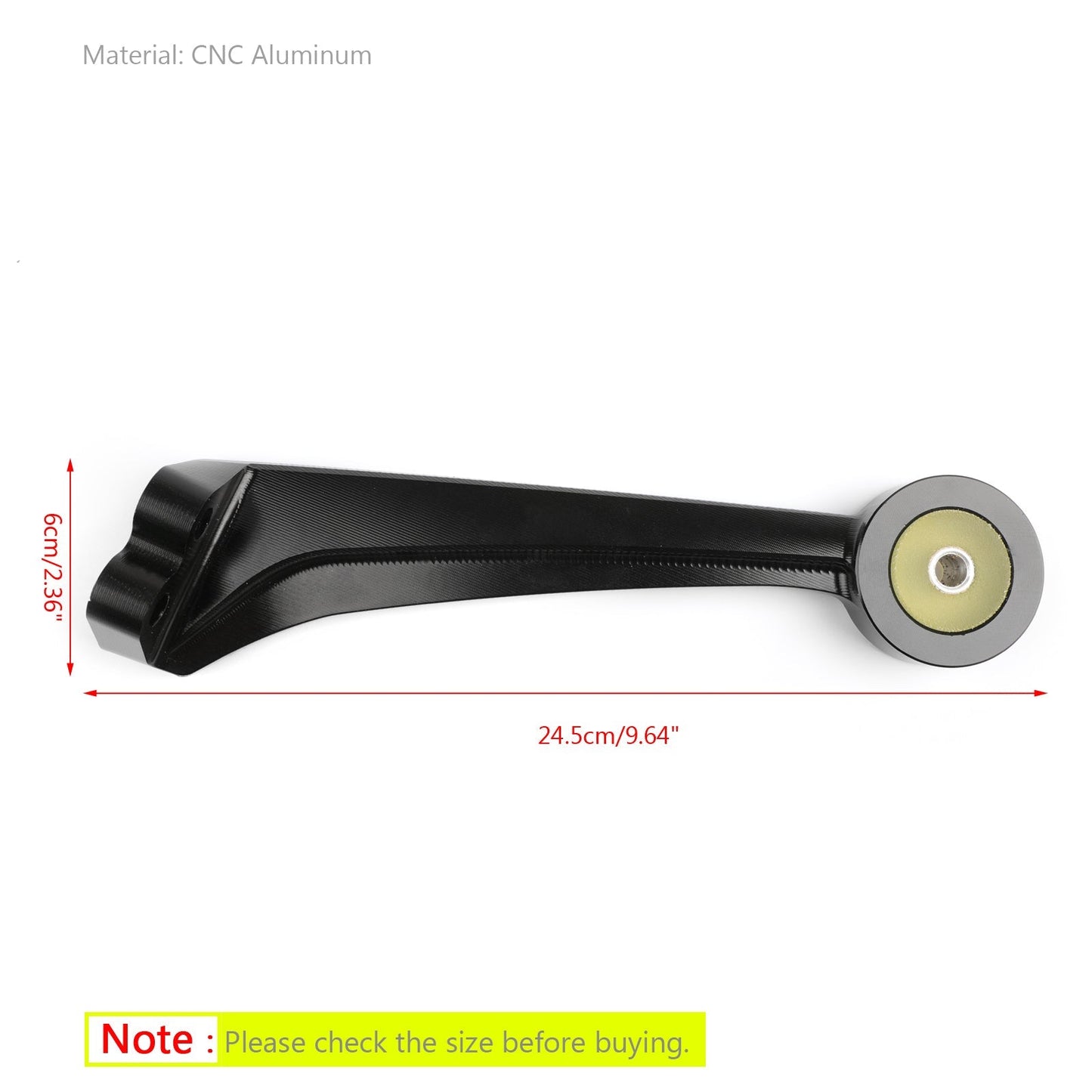 Supporto per staffa per tubo di scarico marmitta CNC per BMW R Nine T R9T 2014-2018 generico